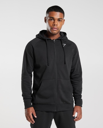 Crest Zip Up Hoodie