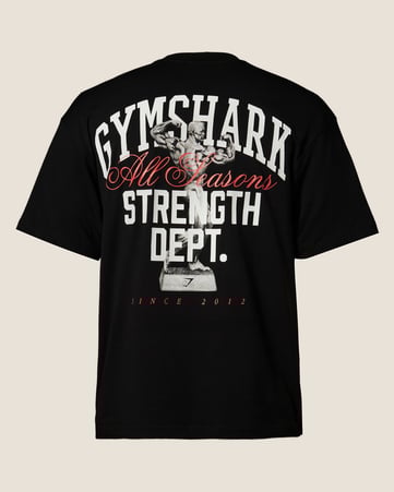 Strength Dept Graphic Oversized T-Shirt