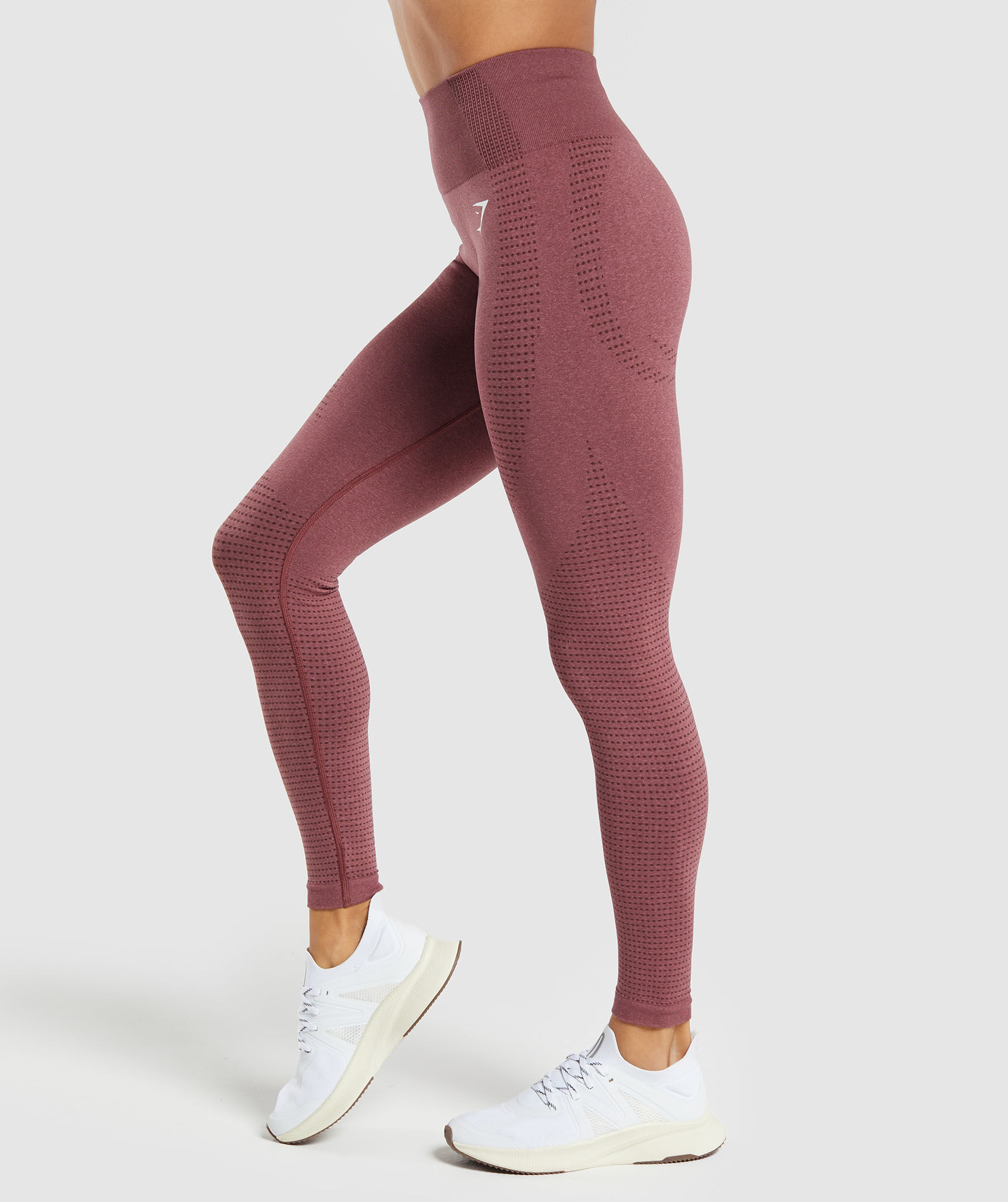 Vital seamless leggings pink top