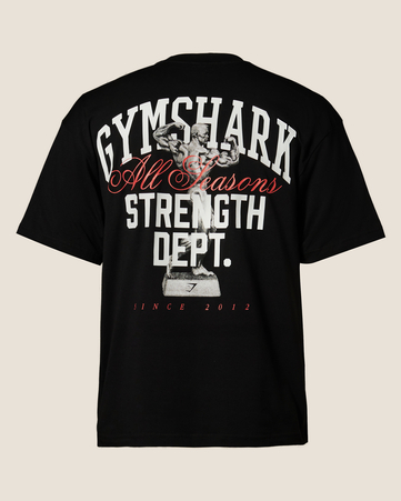 Strength Dept Graphic Oversized T-Shirt