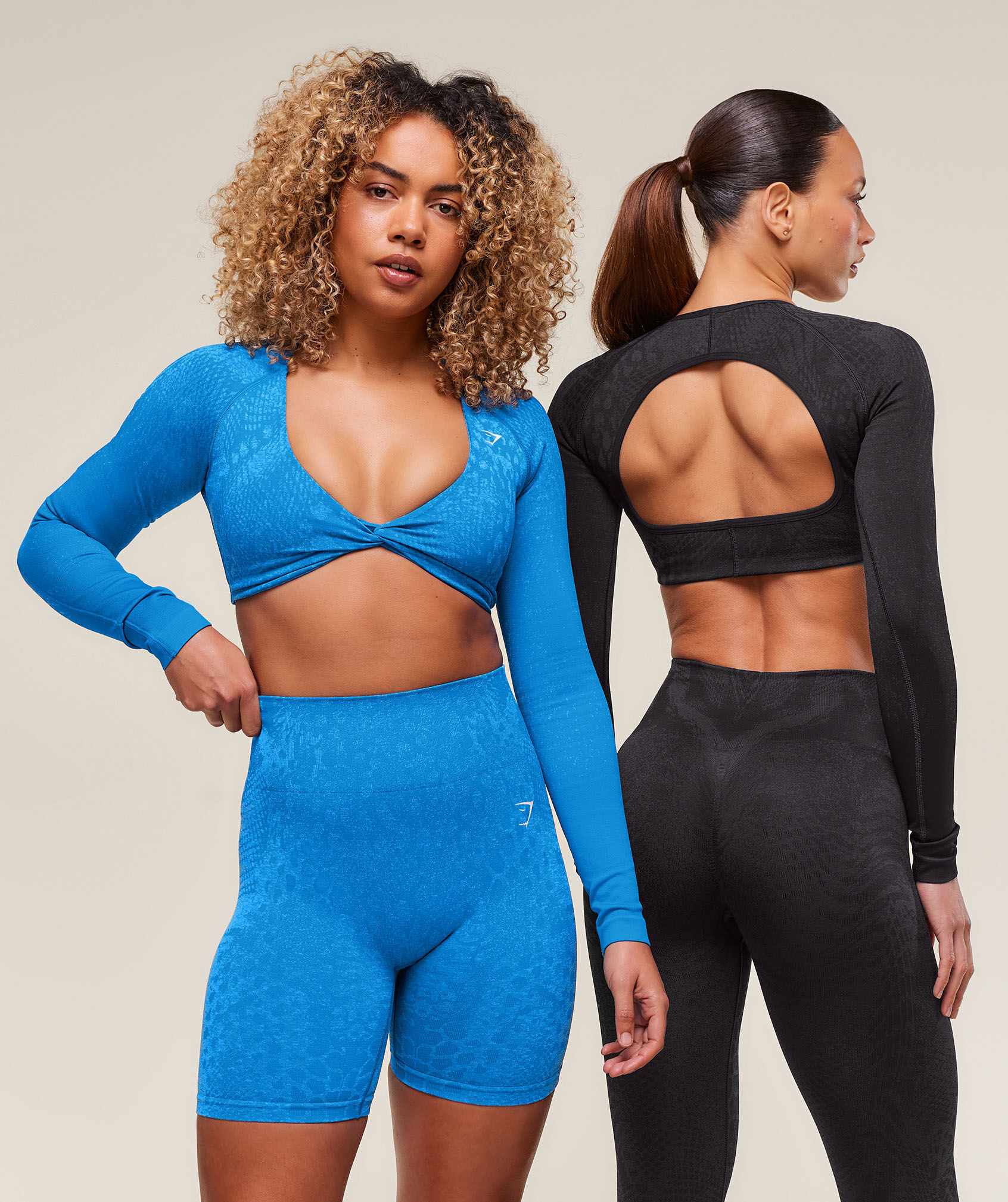 Adapt X Whitney Animal Seamless Long Sleeve Top