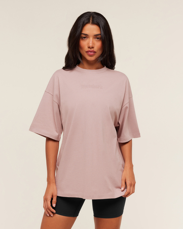 Embossed Graphic Oversized T-Shirt