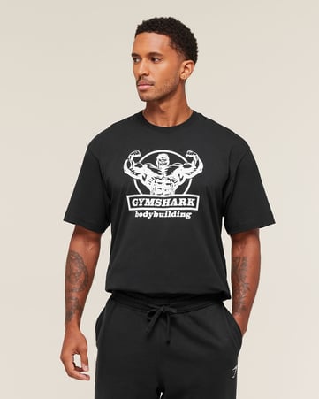 Bodybuilding Graphic Oversized T-Shirt