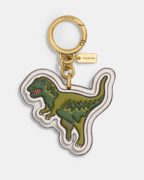Rexy Bag Charm With Signature Canvas