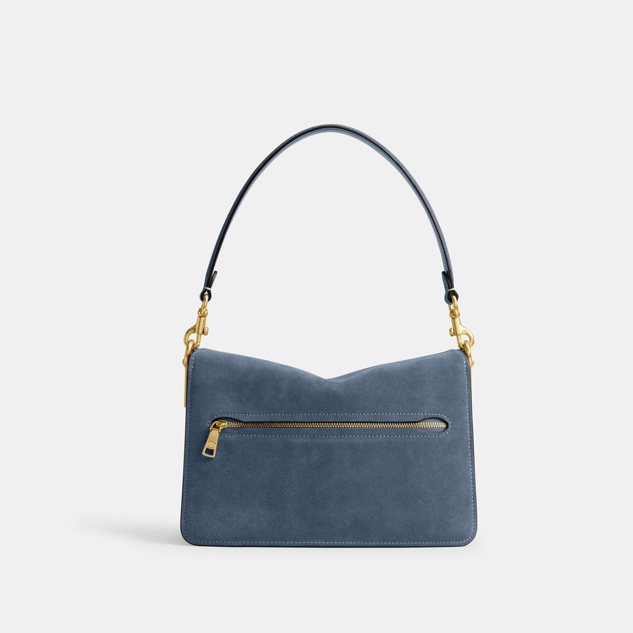 Buy COACH Suede Chain Tabby Shoulder Bag With Chain Light/Pastel