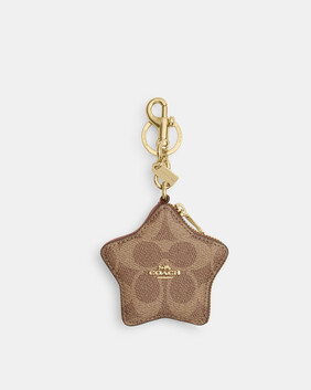 Star Bag Charm In Signature Canvas