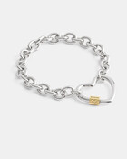 Carabiner Heart Bracelet