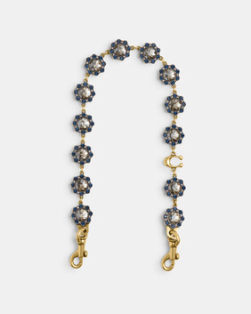 حمالة سلسلة بأحجار براقة