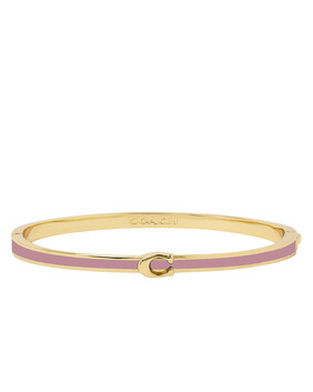 Signature Enamel Hinged Bangle