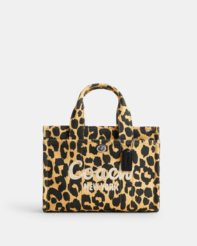 Cargo Tote Bag 26 With Leopard Print