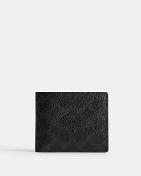 محفظة 3 في 1 قماش قنب بشعار الماركة