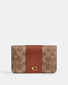 Essential Slim Card Case In Signature Canvas