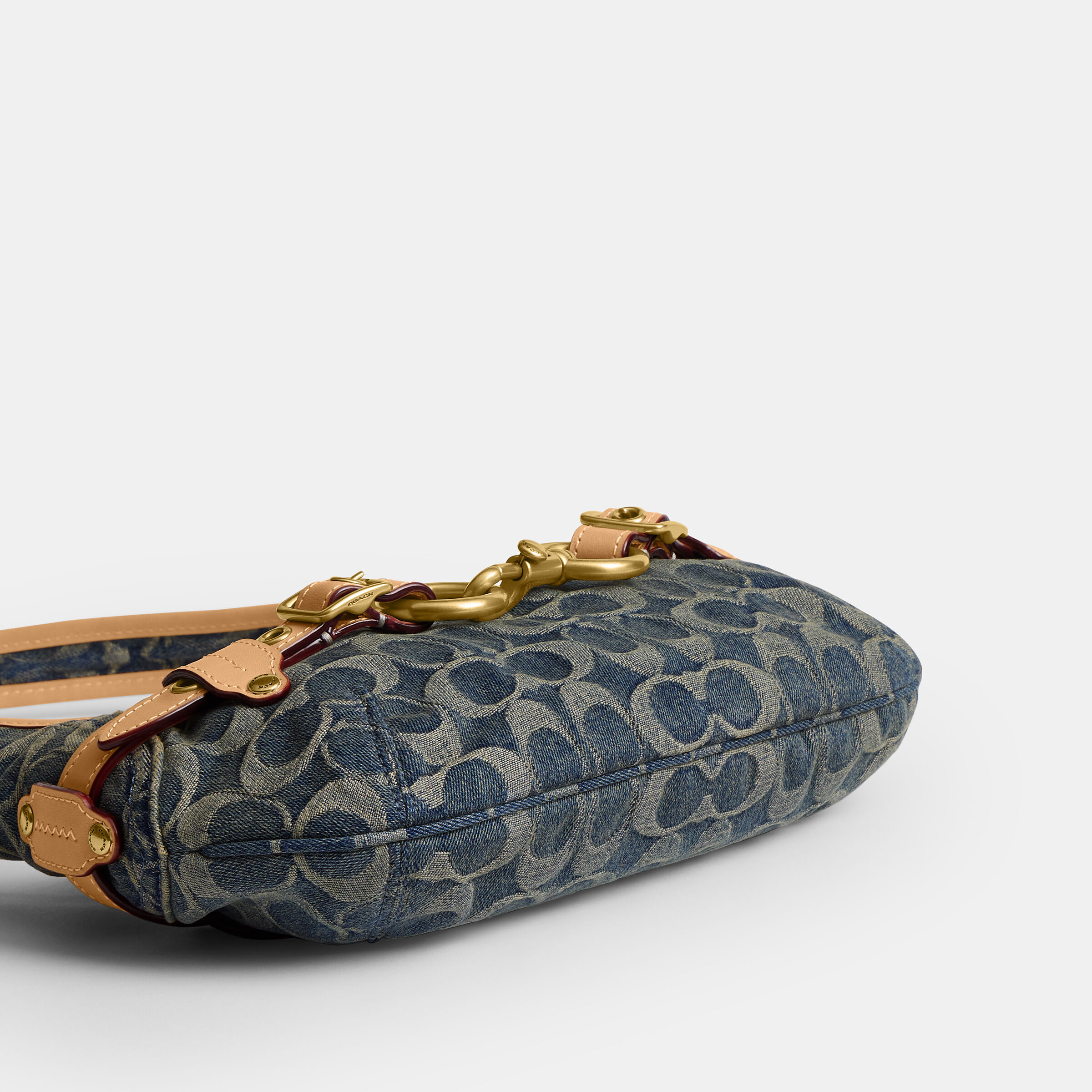 Buy COACH Belted Ergo Shoulder Bag 26 In Signature Loved Denim