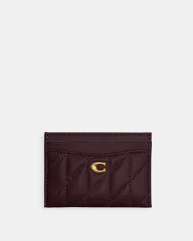 Essential Card Case With Pillow Quilting