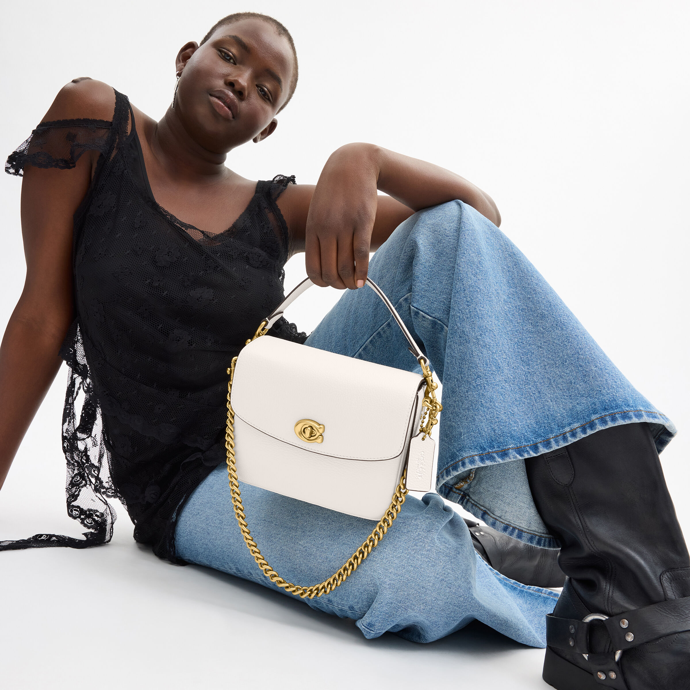 Buy COACH Cassie Crossbody Bag 19 WHITE Online in UAE