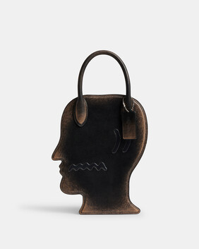 Brain Dead Logohead Bag In Loved Leather