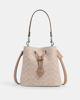 Rowan Bucket Bag In Signature Canvas