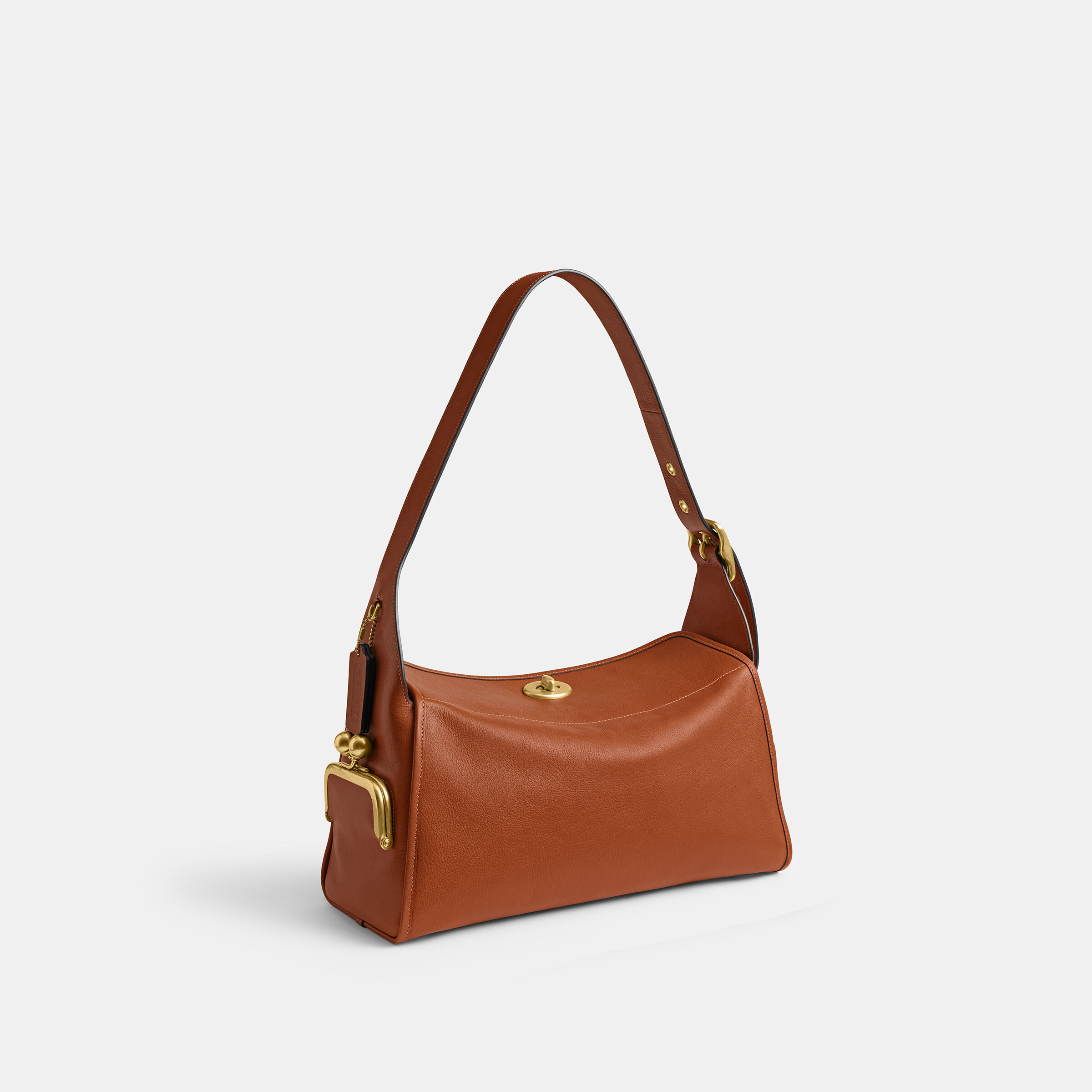 Buy COACH Turnlock Haversack Bag Brown Online in UAE