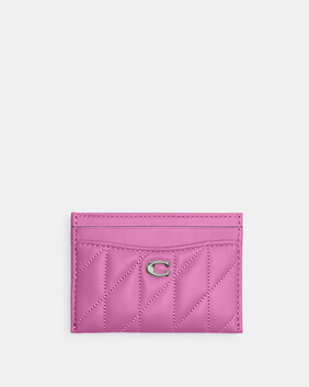Essential Card Case With Pillow Quilting