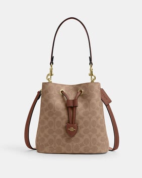 Rowan Bucket Bag In Signature Canvas
