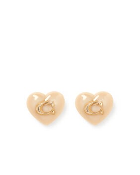 Signature Heart Stud Earrings