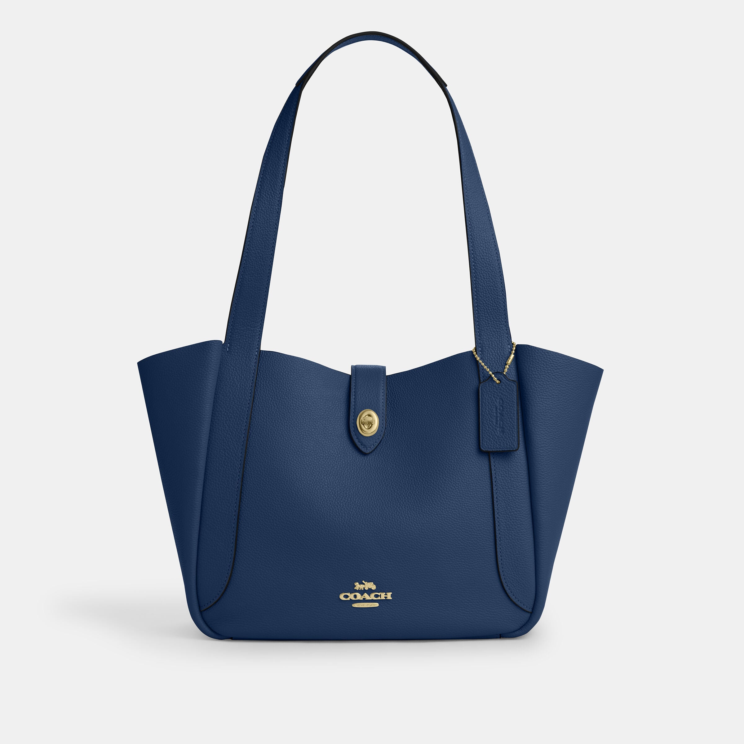 Buy COACH Hadley Turnlock Tote Bag Dark Blue Online in UAE