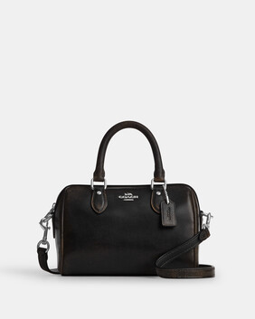 Mini Rowan Crossbody Bag In Loved Leather