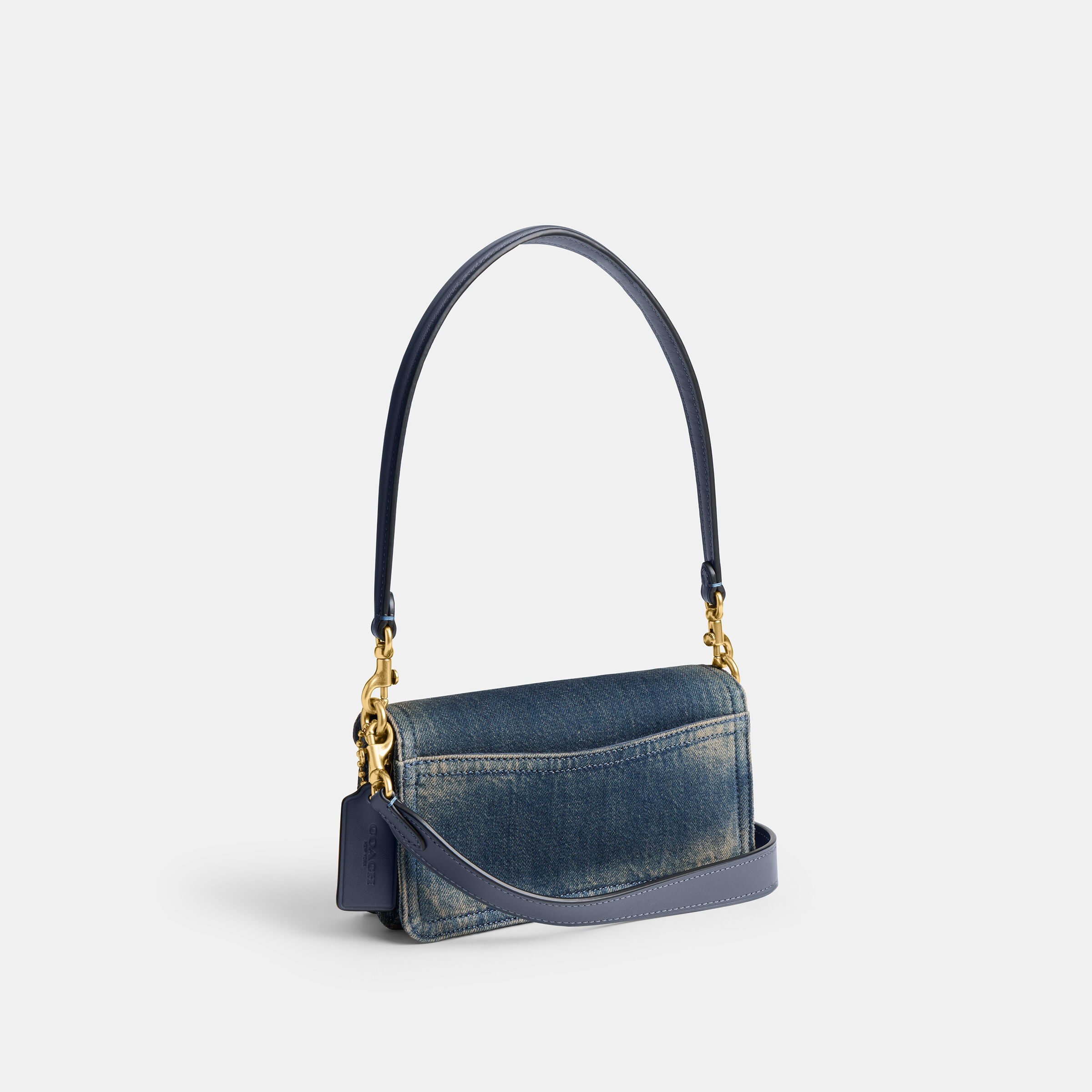 Buy COACH Loved Denim Tabby Shoulder Bag 20 Blue Online in UAE