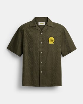Brain Dead Signature Camp Shirt
