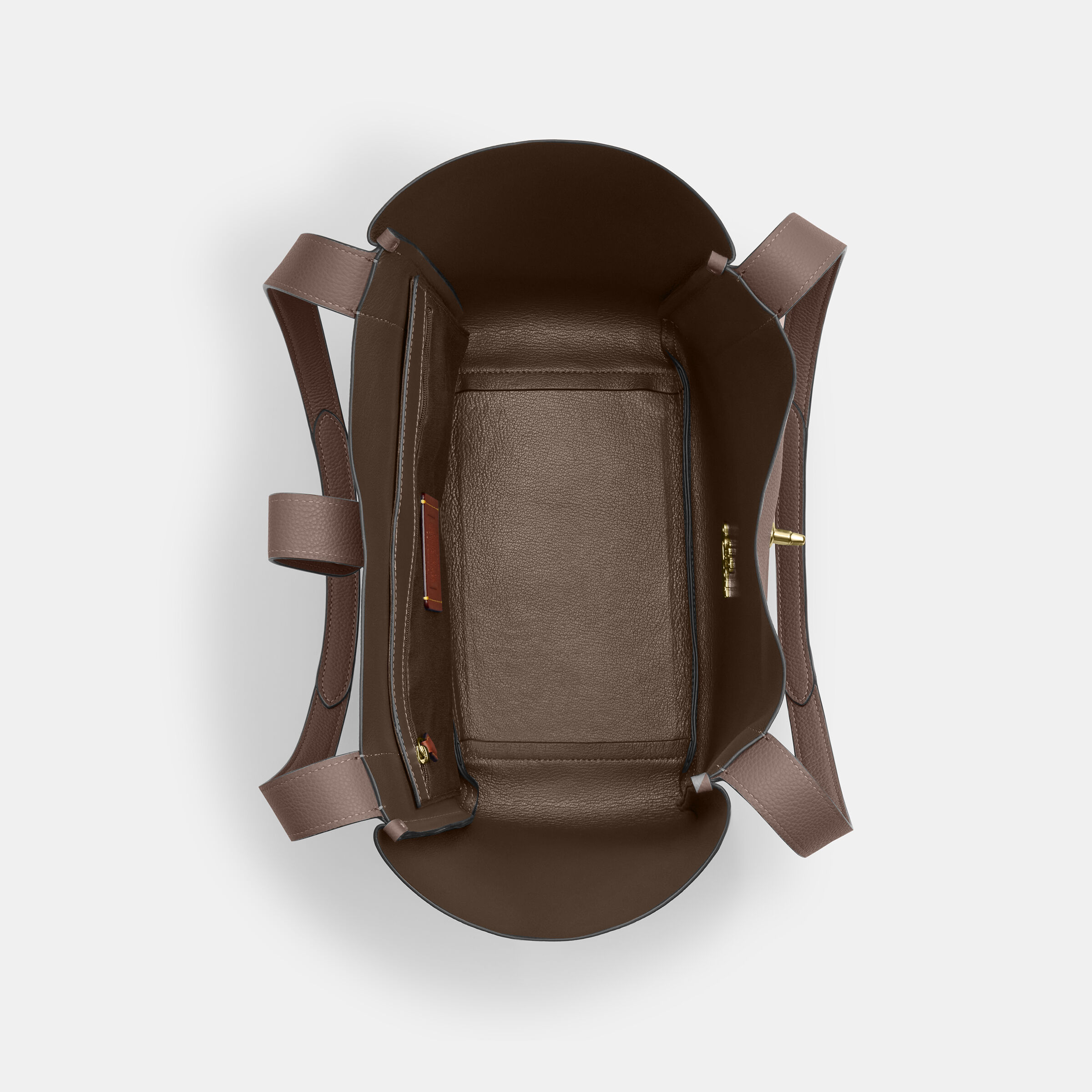 Buy COACH Hadley Turnlock Tote Bag Brown Online in UAE