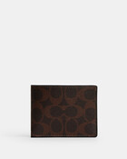 Slim Billfold Wallet In Signature Canvas