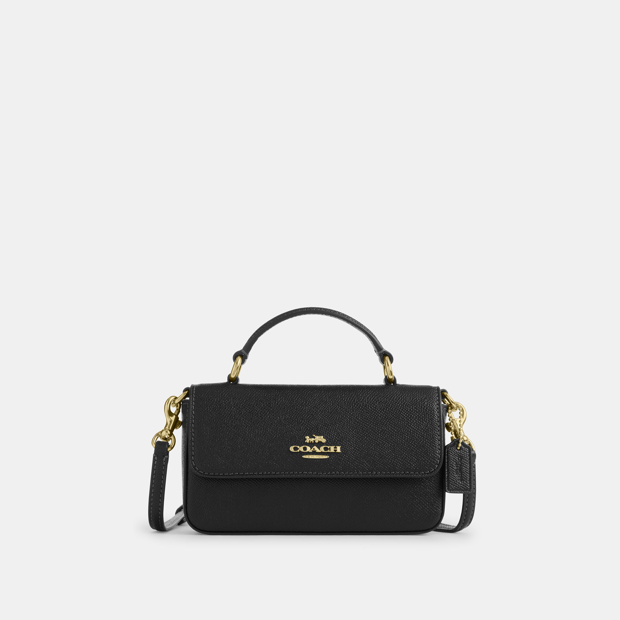 Buy COACH Mini Josie Top Handle Bag Black Online in UAE