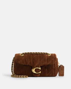 حقيبة كتف تابي 20 بتصميم مبطن