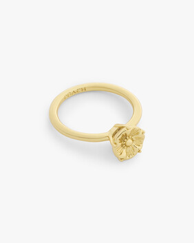 Signature Tea Rose Prong Cocktail Ring