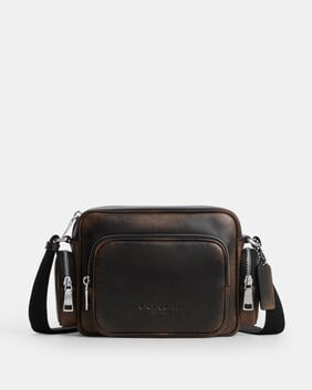 Fletcher Crossbody Bag In Loved Leather