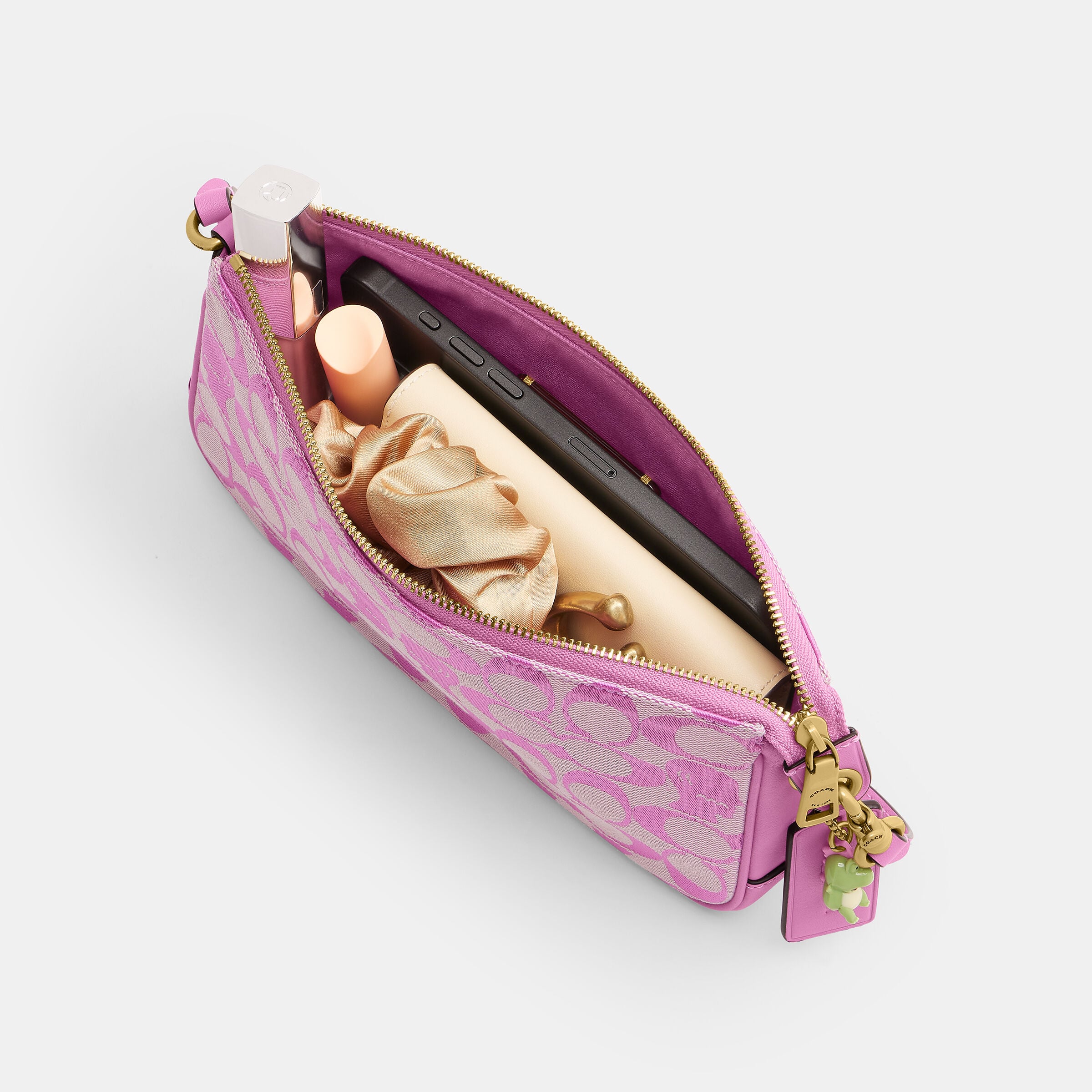 Buy COACH Brain Dead Plaza Bag In Signature Jacquard Pink Online