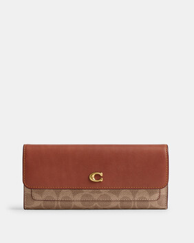 Mila Long Flap Wallet In Signature UpcraftedLeather