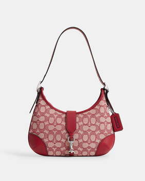 Hamptons Hobo Bag In Signature Textile Jacquard