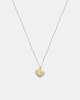 Complimentary Signature Heart Pendant Necklace