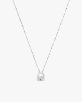 Iconic Charms Pav Handbag Pendant Necklace