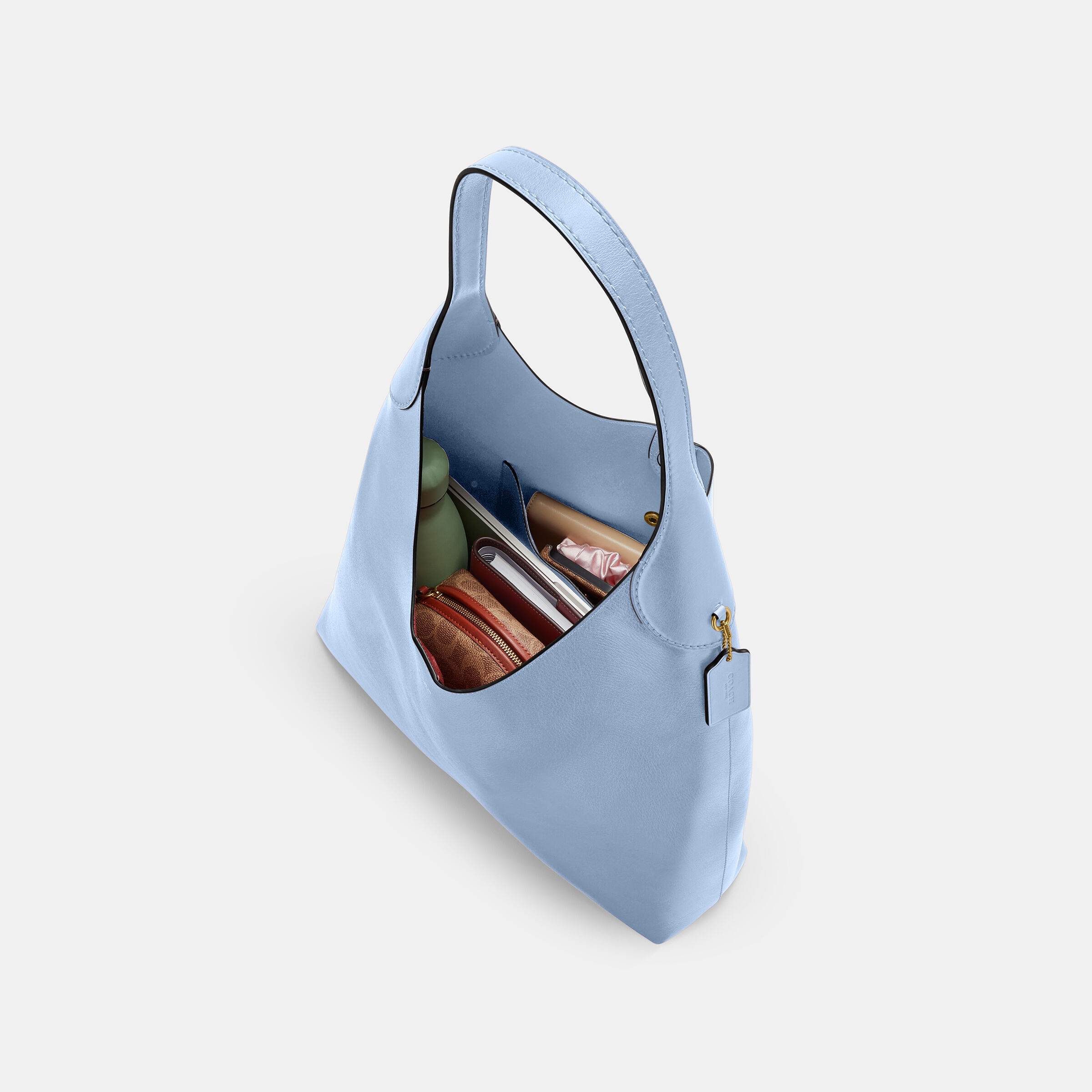 ★COACH★Brooklyn Shoulder Bag 28★Pastel Blue★ Buy COACH Brooklyn Shoulder Bag 28 Light/Pastel Blue Online