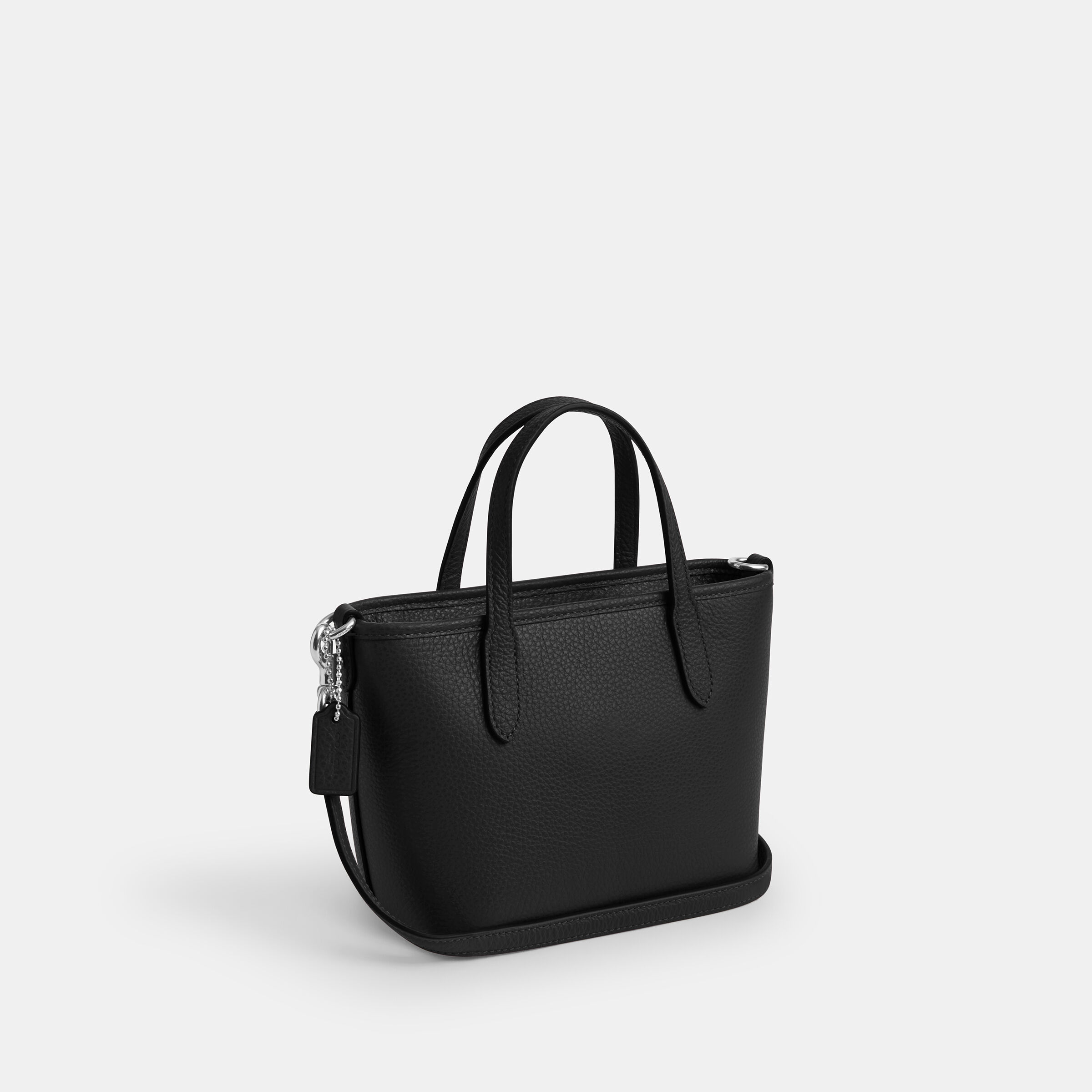 Buy COACH City Mini Tote In Pebbled Leather Black Online in UAE