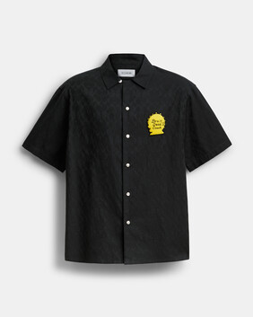 Brain Dead Signature Camp Shirt
