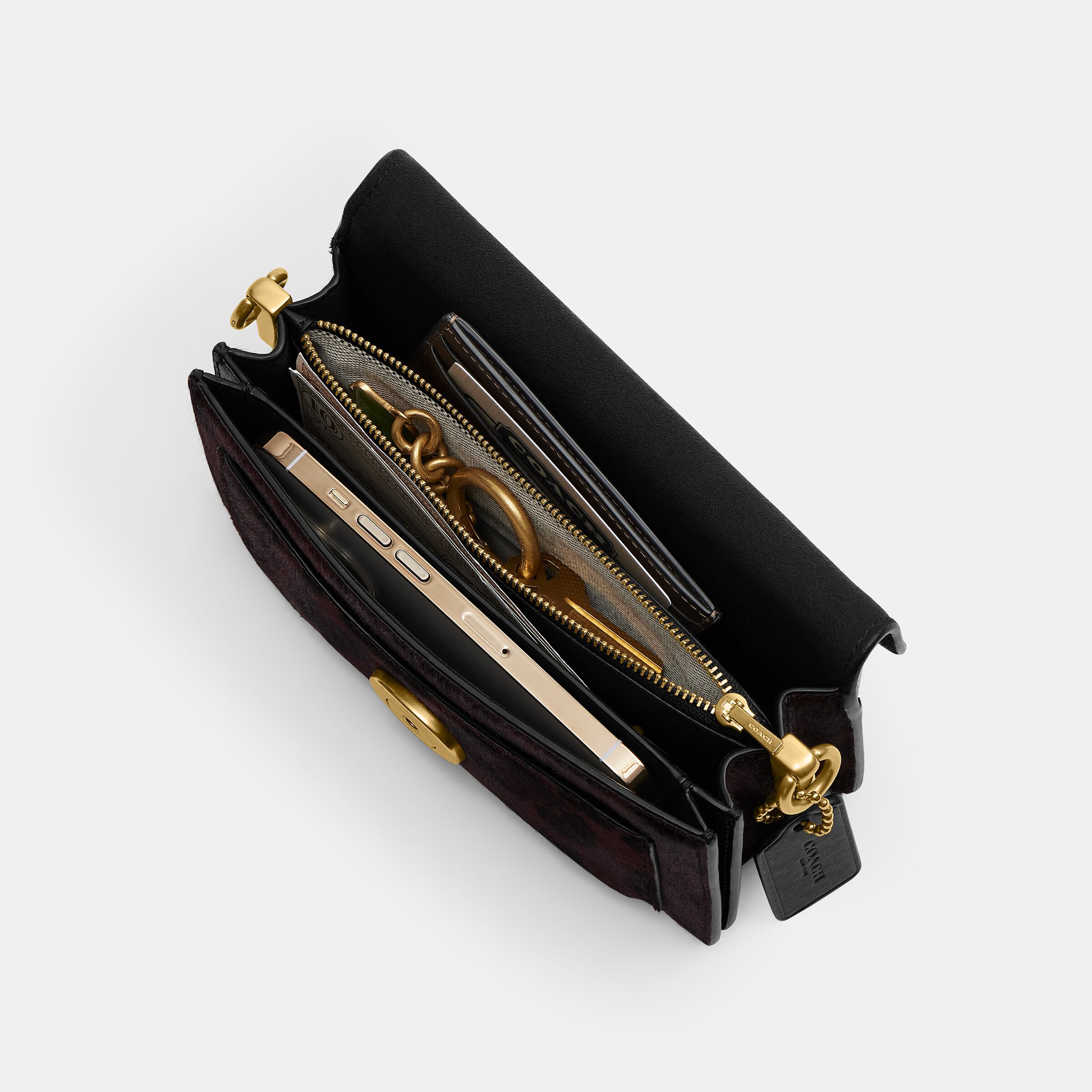 ショルダーバッグ Coach Haircalf Shoulder Bag Restored Bandit Shoulder Bag In Haircalf With Zebra Print | COACH®
