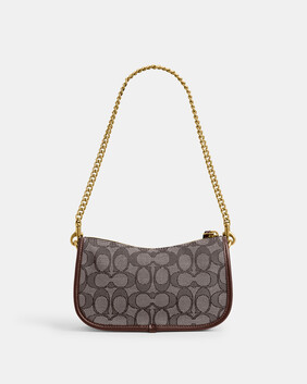 Buy COACH Swinger Bag 20 In Signature Jacquard Dbrown Online in UAE