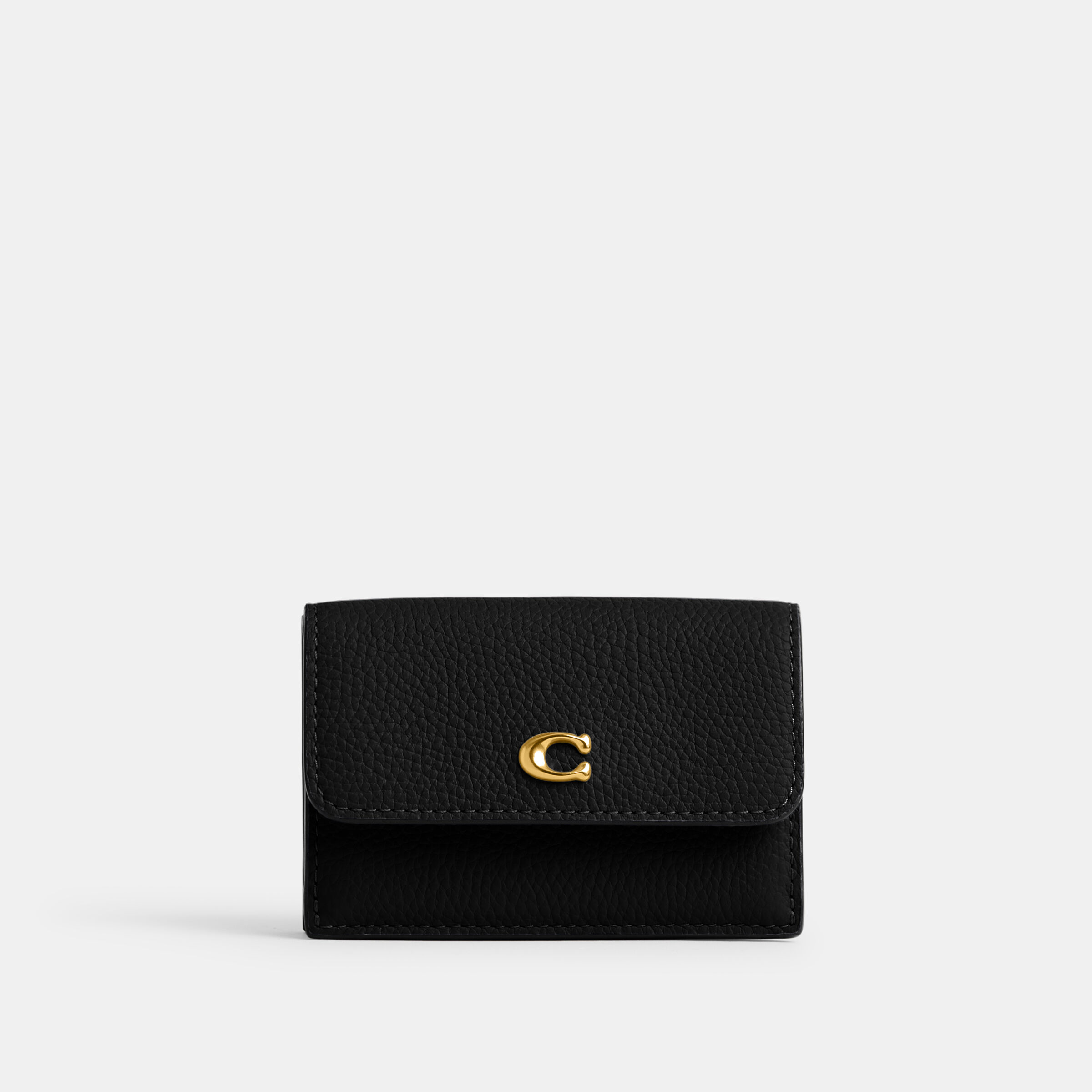 Buy COACH Essential Mini Trifold Wallet Black Online in UAE