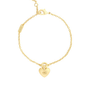 Puffy Heart Charm Bracelet
