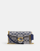 Crystal Signature Jacquard Tabby Chain Crossbody 19