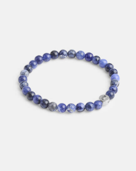 Blue Sodalite Beaded Bracelet