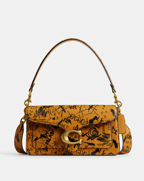 Tabby Shoulder Bag 26 With Graffiti Print